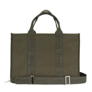 Maxi Canvas – Army Green – Gold Zip – Army Green Strap