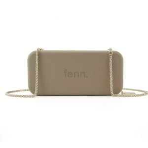 Wallets – Stone – Gold Zip – Gold Chain