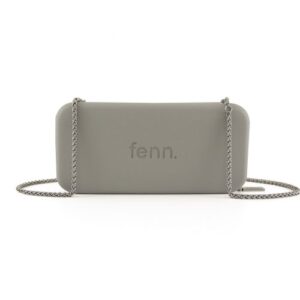 Wallets – Grey – Silver Zip – Silver Chain