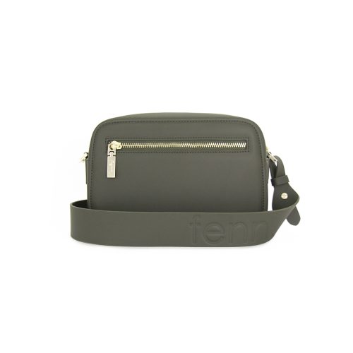 Cross Body – Army Green – Gold Zip – Army Green Strap - Image 4