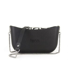 Classic Collection – Black – Pattern 48 Inner – Silver Zip – Black/Silver Chain Handle