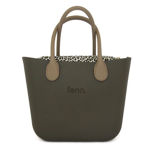 Original Collection – Army Green – Khaki Microfibre Round – Handle – Pattern 10 Inner