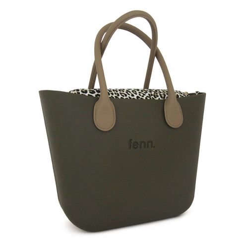 Original Collection – Army Green – Khaki Microfibre Round – Handle – Pattern 10 Inner - Image 2