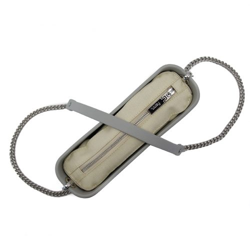 Classic Collection – Grey – Grey/Silver Handle – Beige Inner - Image 4