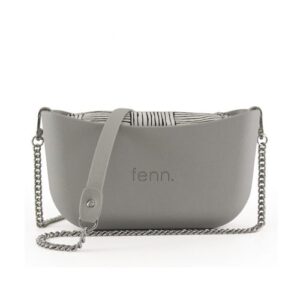 Classic Collection – Grey – Silver Chain Handle – Grey – Pattern 5 Inner