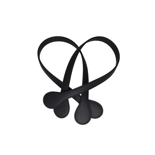 Petite Handles – Microfibre Flat Black Criss Cross