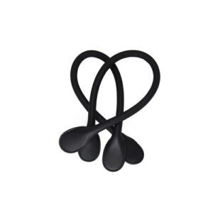 Petite Handles – Microfibre Round Black Criss Cross