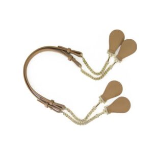 Petite Handles – Light Tan Microfibre / Gold Chan