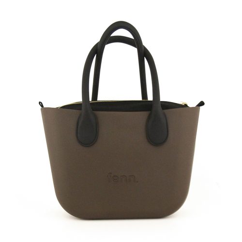 Petite – Choc – Black Inner – Black H0 Criss Cross Handle