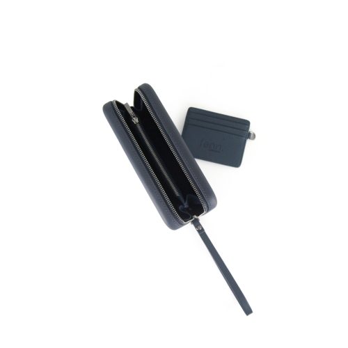 Wallets – Denim – Silver Zip – Denim Strap - Image 5