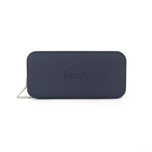 Wallets – Navy – Silver Zip