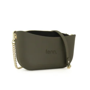 Classic Collection – Army Green – Army GreenGold Chain Handle – Pattern Black Inner2