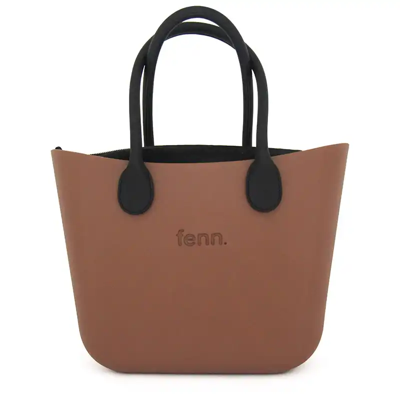 Original Collection – Dark Tan – Black Microfibre Round Swiss Cross – Handle – Black Inner3