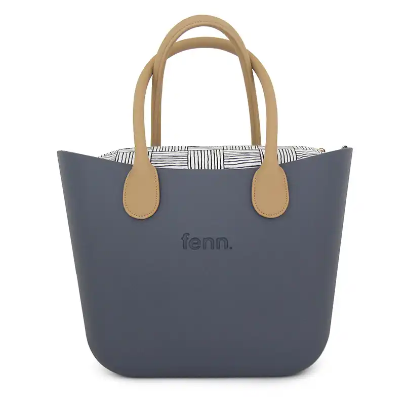 Original Collection – Denim – Light Tan Microfibre Round – Handle – Pattern 5 Inner