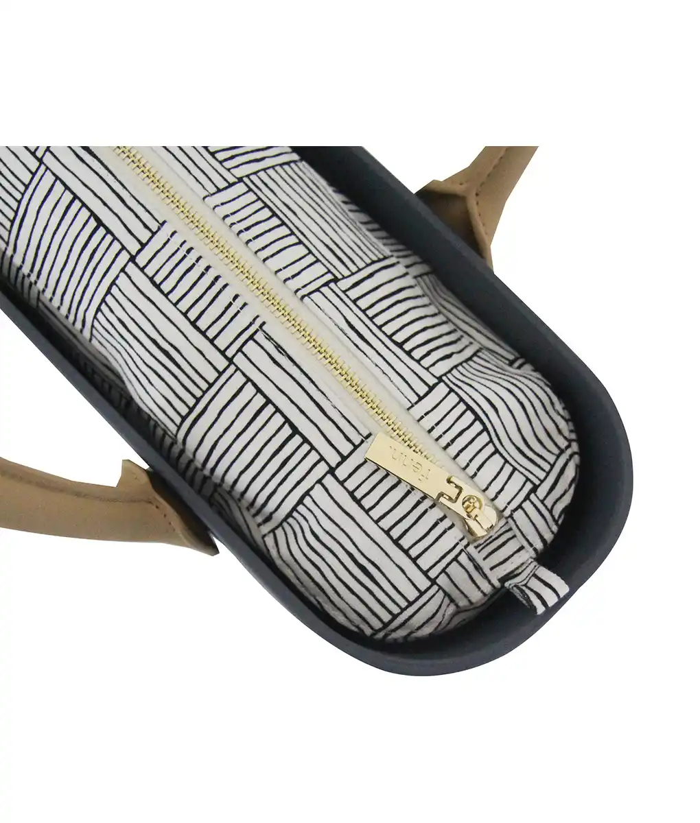 Original Collection – Denim – Light Tan Microfibre Round – Handle – Pattern 5 Inner2