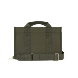 Petite Canvas – Army Green – Gold Zip – Green Strap5